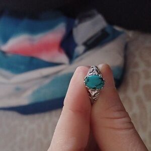 Sterling silver turquoise ring